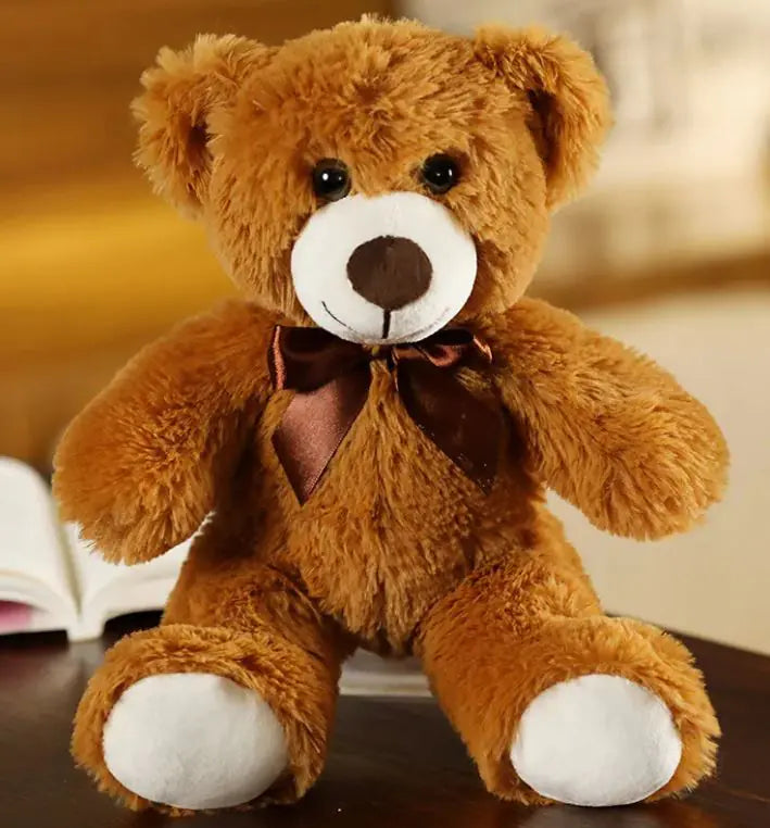 Rainbow Ribbon Teddy Bear