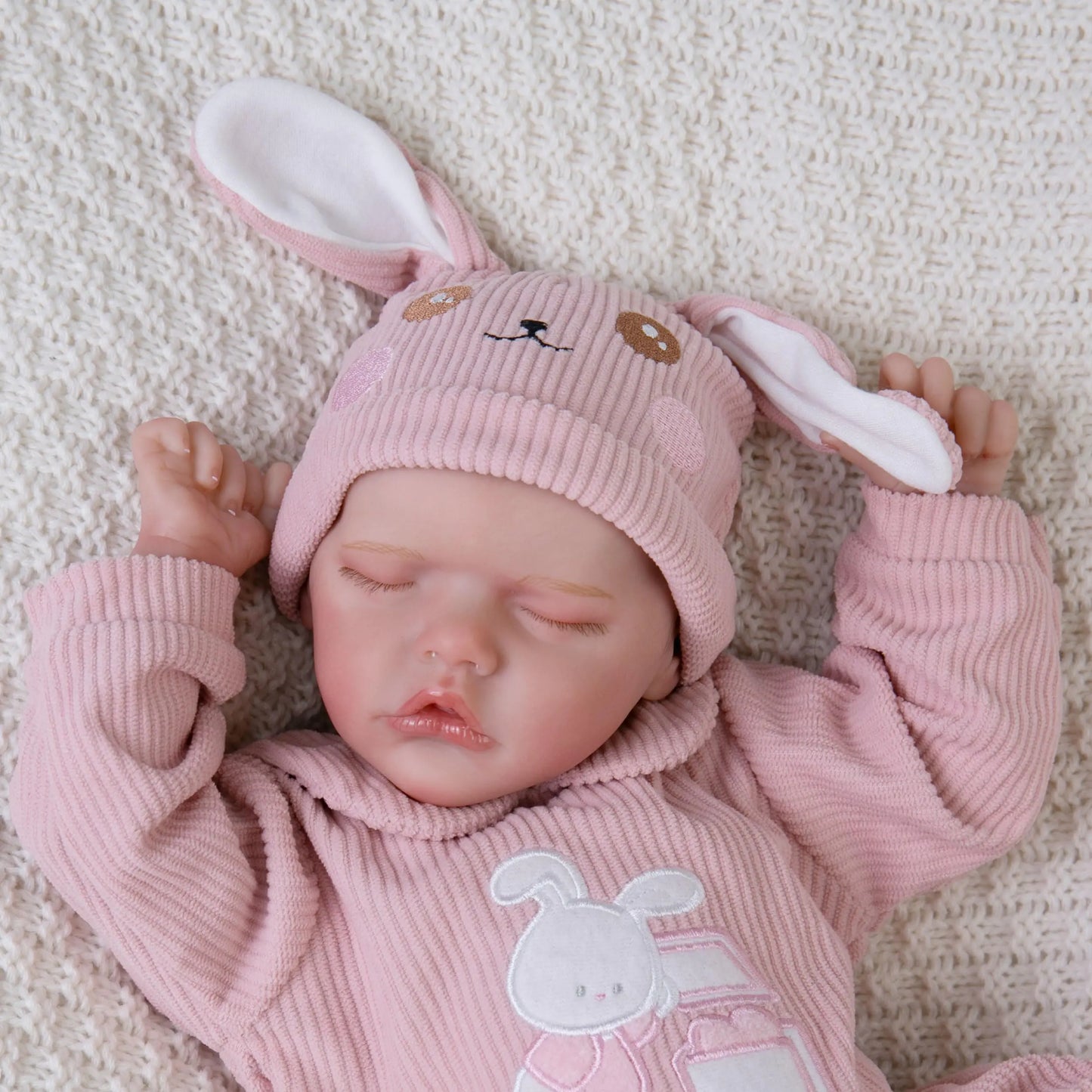 Soft 20-inch Realistic Sleeping Baby Doll