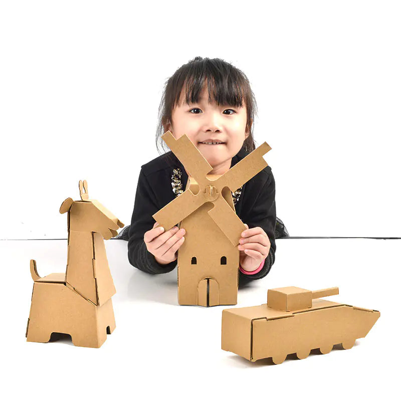 Kids' Crafty House Kit - Build & Color