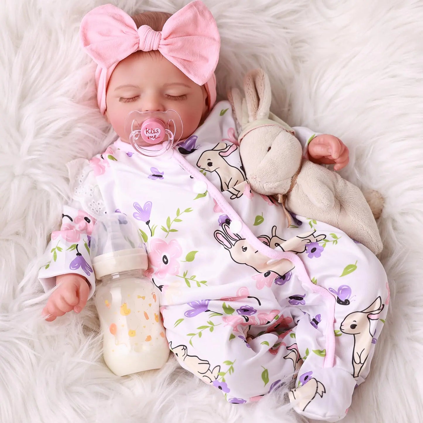 BABESIDE Dreamy Realistic Newborn Doll - 20 Inch Lifelike Baby