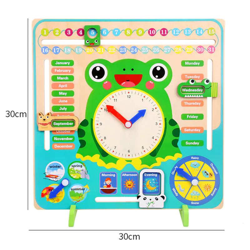 All-Season Learning Clock for Kids
