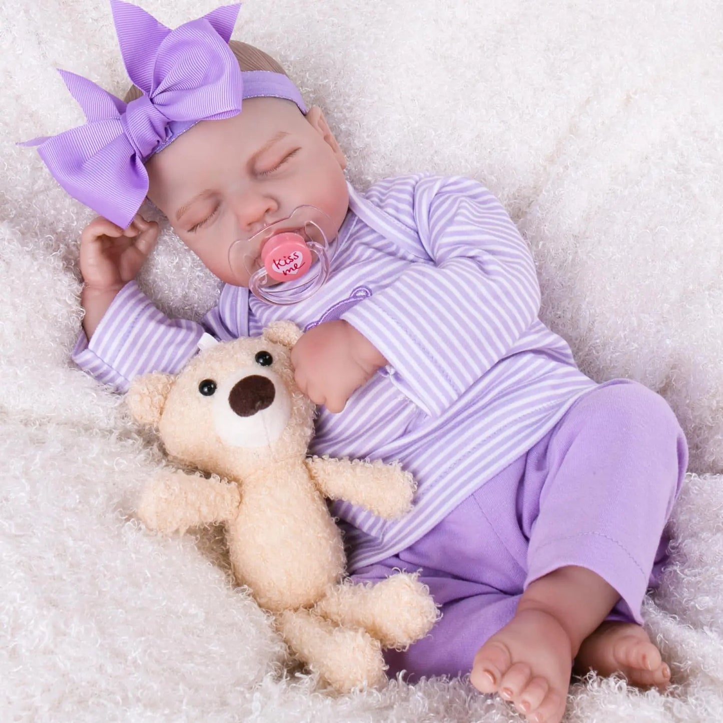 Lifelike Slumbering Newborn - Realistic Baby Doll 20-inch