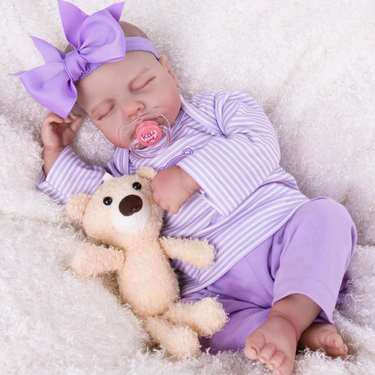 Lifelike Slumbering Newborn - Realistic Baby Doll 20-inch
