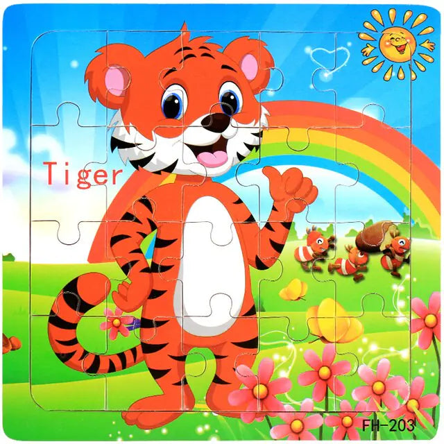 20-Piece Animal Magic Car Puzzle