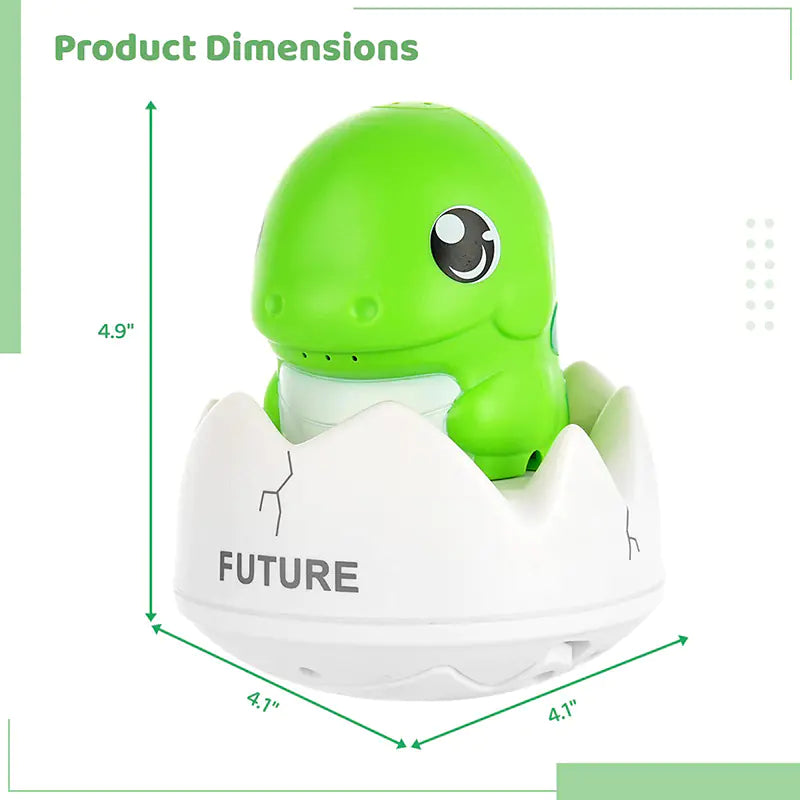 Dino Splash Bath Toy with Lights & Spray