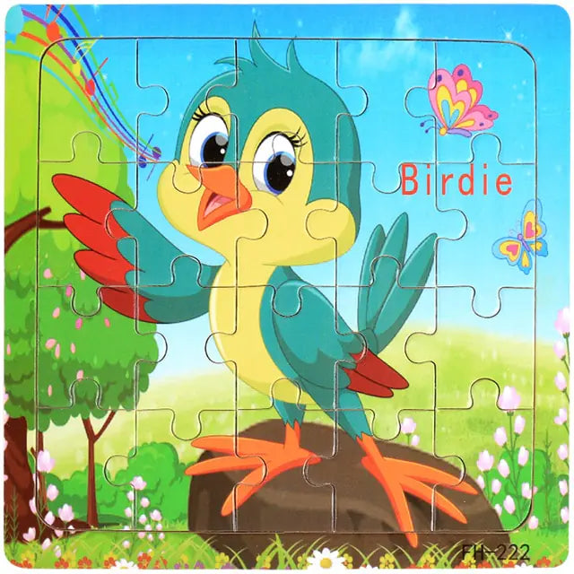 20-Piece Animal Magic Car Puzzle