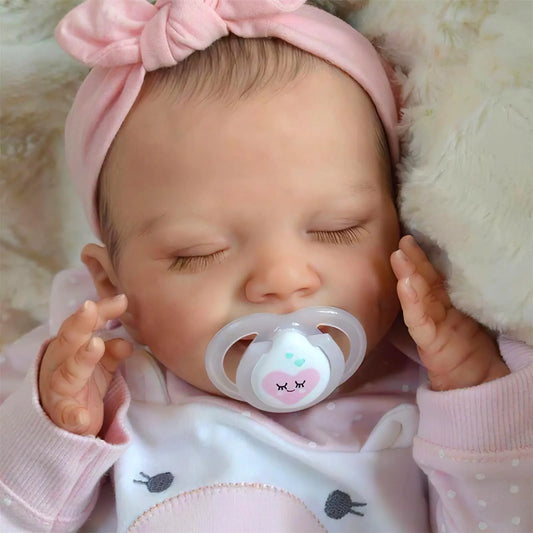Lifelike Newborn Sleeping Doll - 20" Realistic Baby