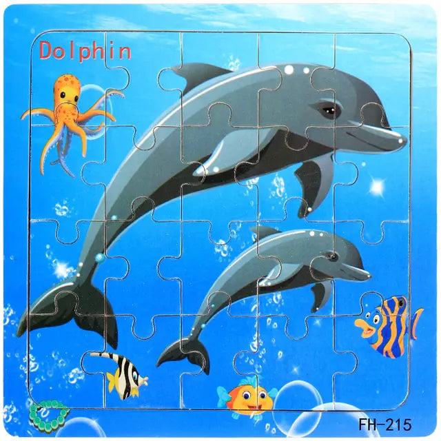 20-Piece Animal Magic Car Puzzle