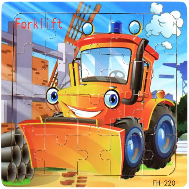 20-Piece Animal Magic Car Puzzle