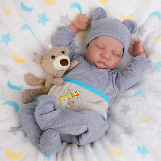Naptime Newborn - 17" Real Feel Baby Boy Doll