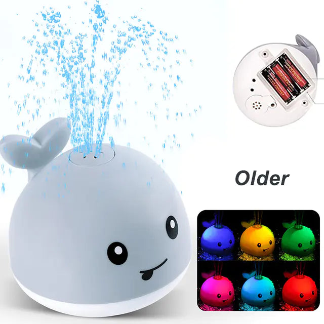 Dino Splash Bath Toy with Lights & Spray
