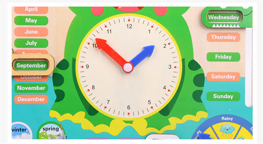 All-Season Learning Clock for Kids