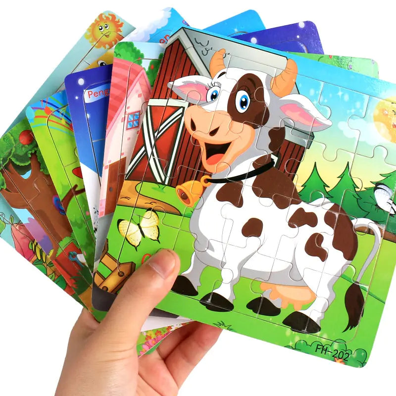 20-Piece Animal Magic Car Puzzle