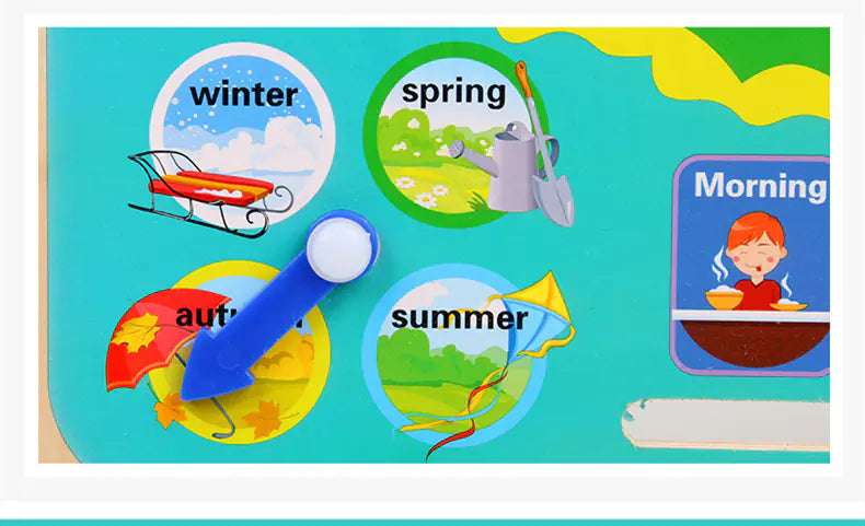 All-Season Learning Clock for Kids