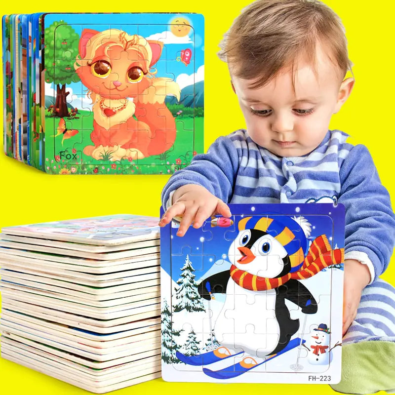 20-Piece Animal Magic Car Puzzle