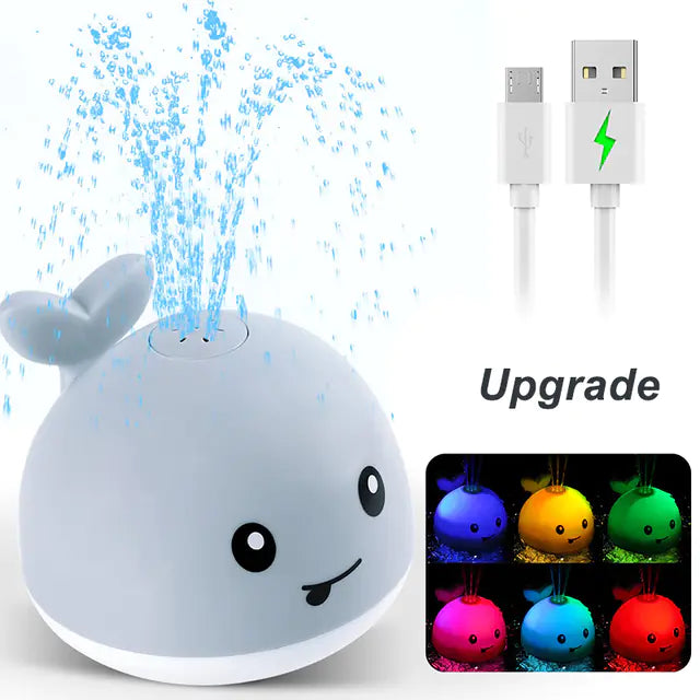 Dino Splash Bath Toy with Lights & Spray