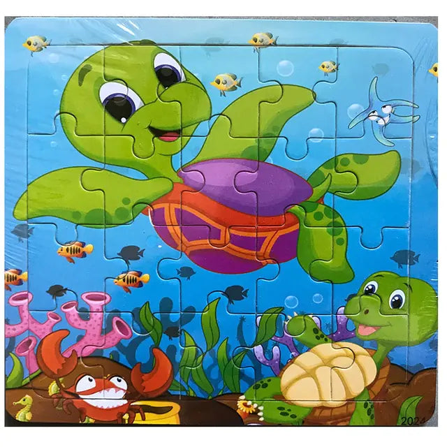 20-Piece Animal Magic Car Puzzle
