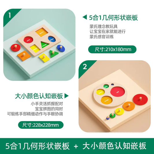 Toddler's Montessori Shape Explorer