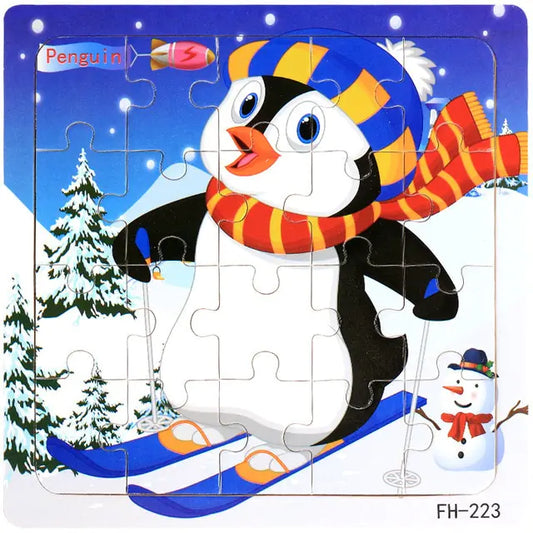 20-Piece Animal Magic Car Puzzle