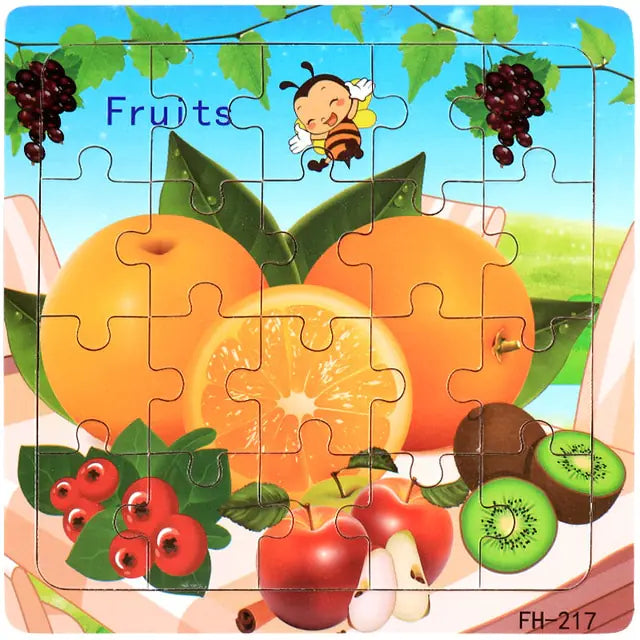 20-Piece Animal Magic Car Puzzle
