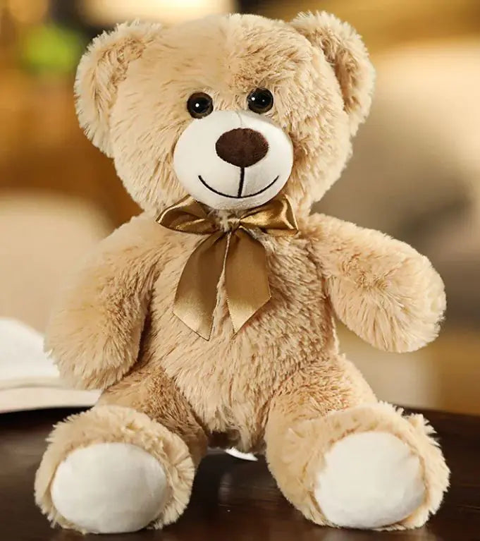 Rainbow Ribbon Teddy Bear