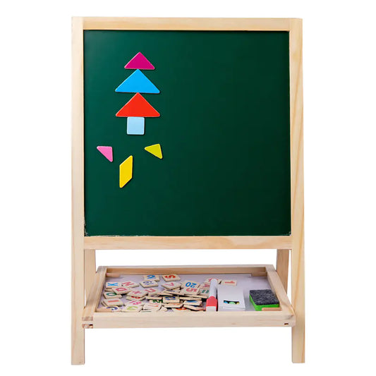 Kids' Dual-Sided Magnetic Art Easel