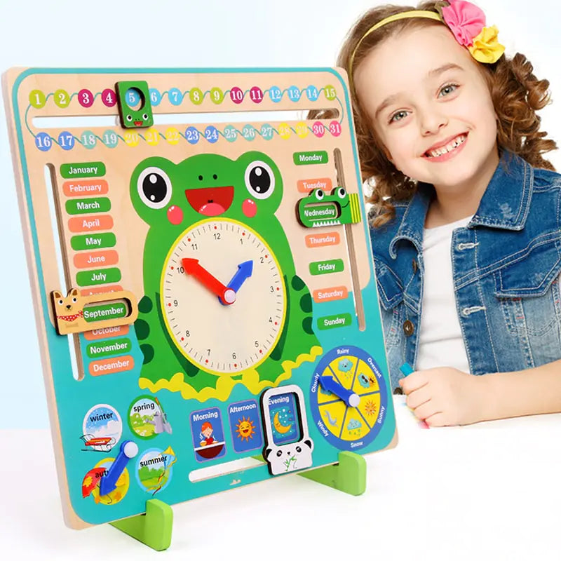 All-Season Learning Clock for Kids