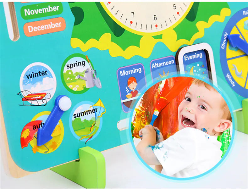 All-Season Learning Clock for Kids