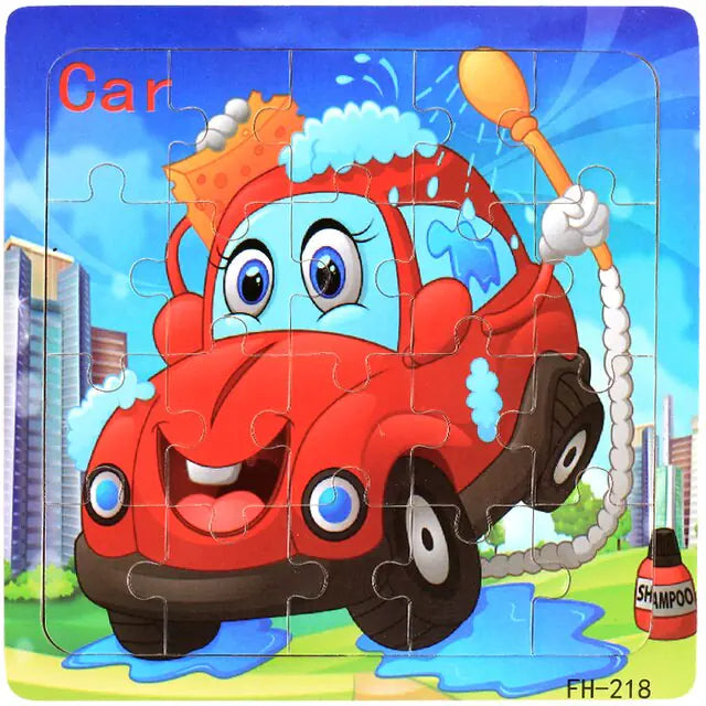 20-Piece Animal Magic Car Puzzle