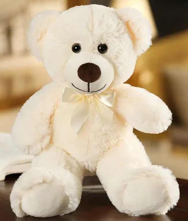 Rainbow Ribbon Teddy Bear