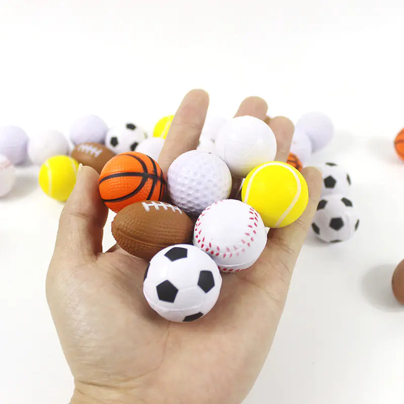 3cm PU Foam Stress Balls - Variety Pack