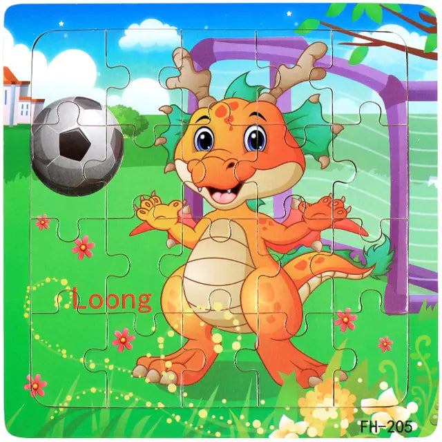 20-Piece Animal Magic Car Puzzle