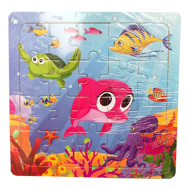 20-Piece Animal Magic Car Puzzle
